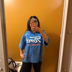 Authentic 100% cotton Ford Motor Co. Blue Logo Tee